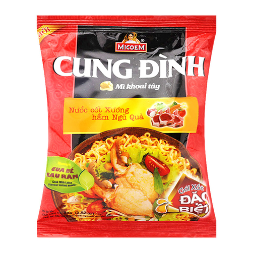 Mì-khoai-tây-hương-vị-cua-bể-rau-răm-Cung-Đình-gói-80g